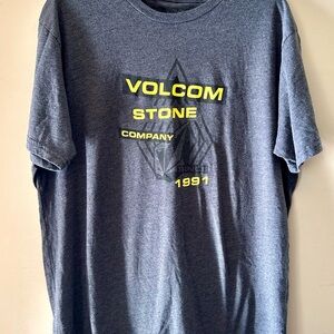Volcom Charcoal Gray Graphic Tee